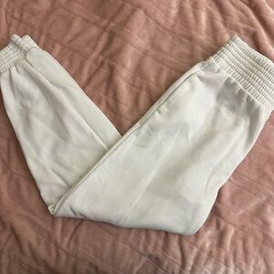 Princess Polly White Track Pants